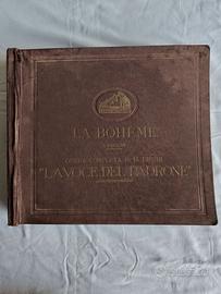 Opera La Boheme di G.Puccini 13 dischi 78 giri