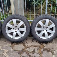 4 cerchi in lega con gomme 4 stagioni Peugeot 308