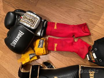 guantoni boxe,cavigliere,parastinchi,conchiglia
