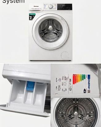 lavatrice Hisense slim  
7 kg