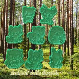 Cutter animali della foresta 
