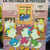 La fattoria di paperino libro burattino 1°edizione