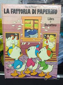 La fattoria di paperino libro burattino 1°edizione