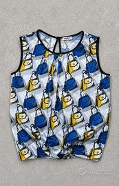 Elisa Landri Top Donna Borse Blu Giallo M