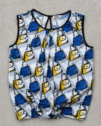 Elisa Landri Top Donna Borse Blu Giallo M