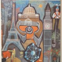 Carta stradale EUROPA Touring anno 1969