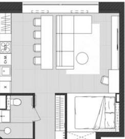 Bilocale a chivasso : 330 euro minime spese