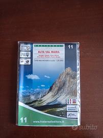 Cartina escursionistica Alta Val Maira