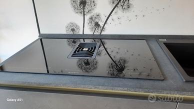 piano cottura con cappa integrata Faber Galileo