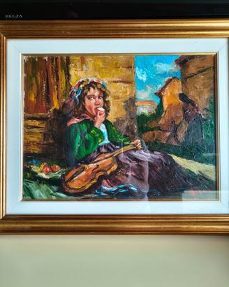 quadro olio su tela 