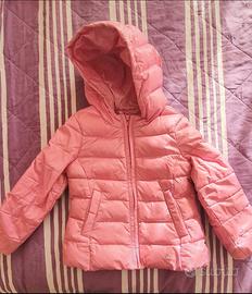 Piumino bambina vera piuma