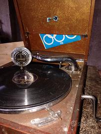 Gira dischi a manovella 