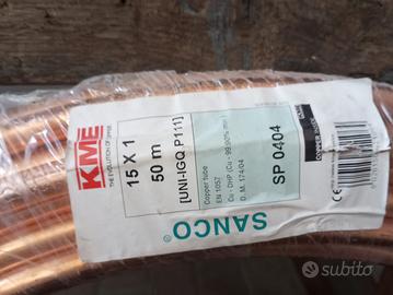 Bobina tubo rame nuovo