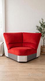 Modulo Angolare Divano Rosso