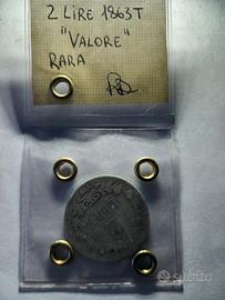 VITTORIO 1863 T 2 LIRE ARGENTO