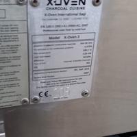 forno alla brace x-oven 3 a cassetti carbone 