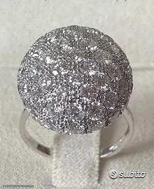 ANELLO ORO 18kt. CON DIAMANTI BRILLANTI 4,13