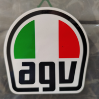 Agv - coppia di adesivi e retina