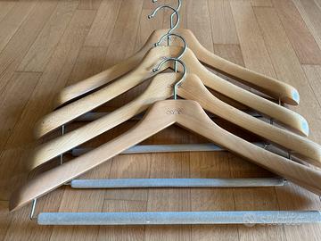 Lotto di 11 Stampelle Sartoriali in Legno