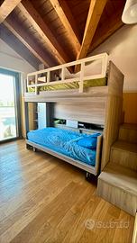 Cameretta completa - letto a castello + libreria