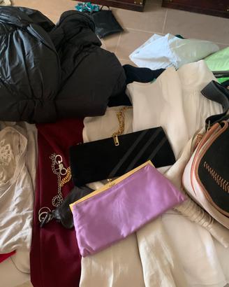 Lotto misto 3,5 kg  si abbiglaimento piu borse