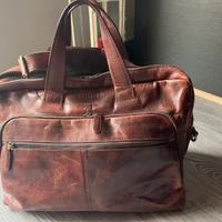 Borsa porta computer tracolla pelle - Stilord