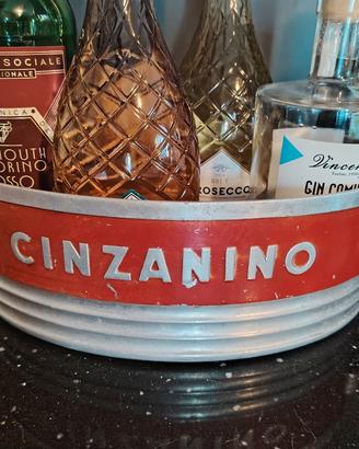 Porta bottigliette vimtage anni 40 Cinzanino