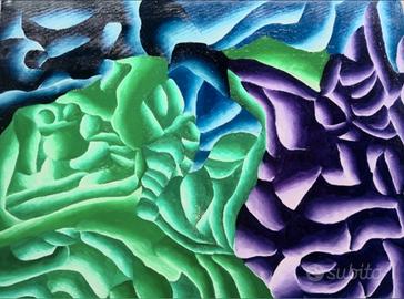 Quadro olio su tela