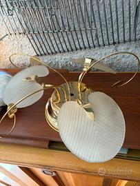 Lampadario con foglia