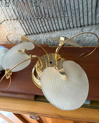 Lampadario con foglia