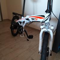 Bici bicicletta elettrica pieghevole Rks Shimano