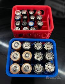 Cassette porta pile