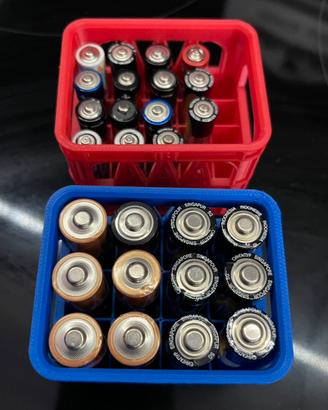 Cassette porta pile