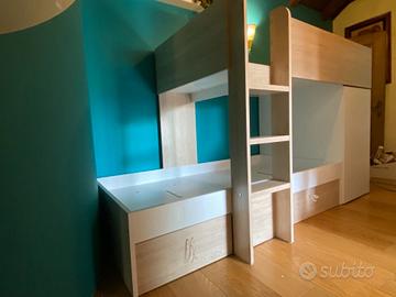 Letto a castello per bambini