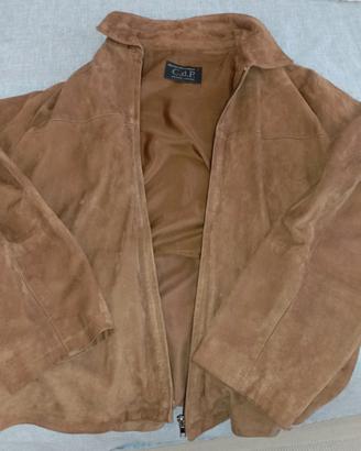 Giubbotto pelle scamosciata 