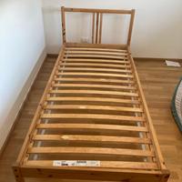 Letto singolo Fjellse con rete a doghe