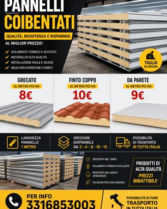 pannelli coibentati 