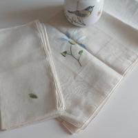 tovaglia rettangolare lino nuova vintage con 12 