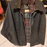 Barbour Beaufort blu C50 127 usato "d'epoca"