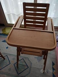 seggiolone in legno foppa pedretti