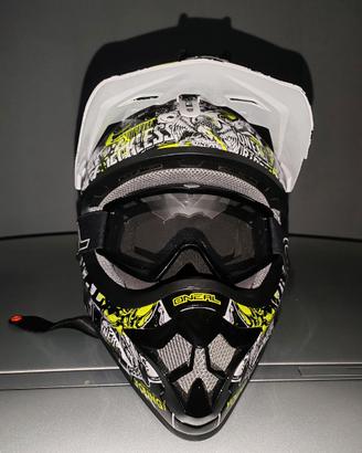 casco o' Neal (taglia L) motocross/enduro + masche