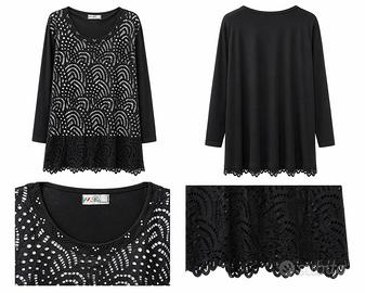 Maglia Nera Perla by Gherardi – Dettagli Pizzo 