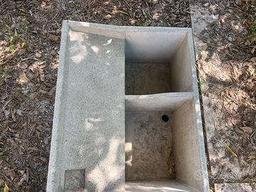 Lavello in cemento percesterno