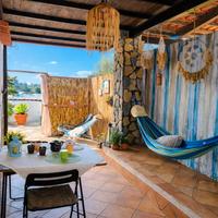 Calablu - con patio e amaca a pochi passi dal mare
