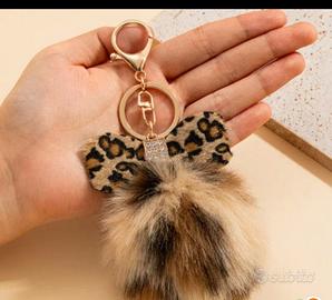  cintura portachiavi  leopardato 