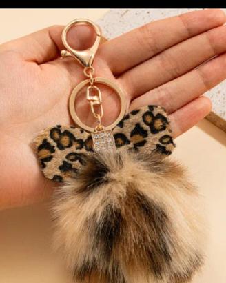  cintura portachiavi  leopardato 