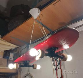 lampada skateboard  per camereta bambini