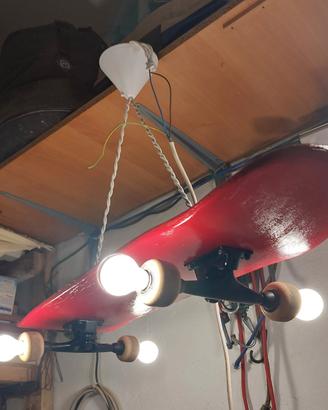 lampada skateboard  per camereta bambini