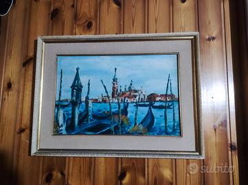 Quadro olio su tela Venezia 