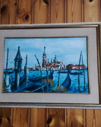 Quadro olio su tela Venezia 